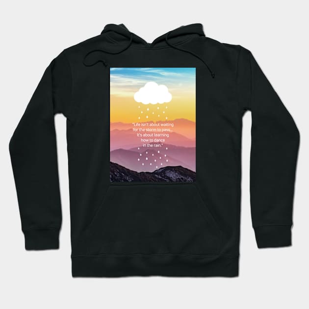 Dancing in the Rain Hoodie by Kelly Louise Art